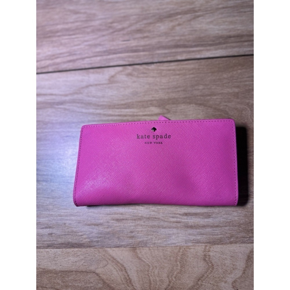 Kate Spade New York Staci Large Slim Bifold Wallet - Chalk Pink